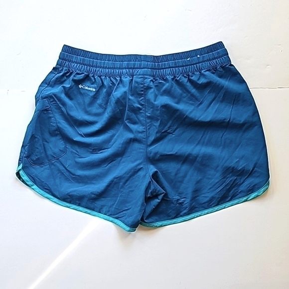 Columbia Womens Teal Blue Nylon Shorts Size Small - Picture 2 of 12